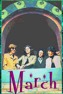 Jim Morrison and The Doors in cultural, popular and academic history for the month of March